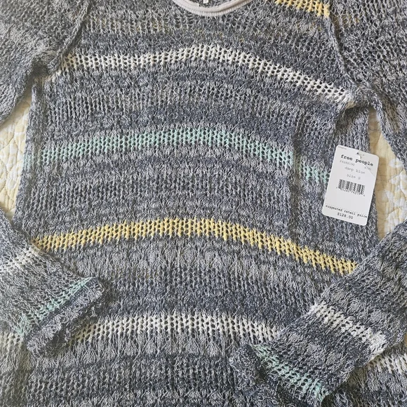 Free People "Life's A Beach" Long Knit Sweater - Picture 7 of 10